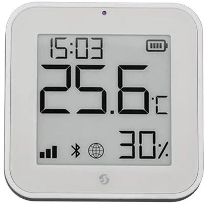 Shelly BLU H&T ZB temperatūros ir drėgmės sensorius, Bluetooth, Zigbee, Ivory