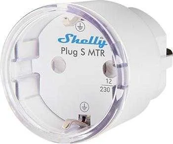 Shelly Plug S MTR Gen3 išmanusis lizdas - baltas