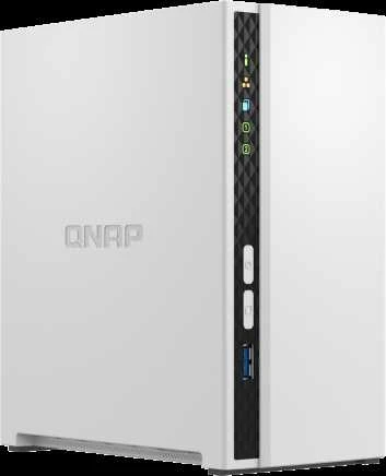 Serveris QNAP | 2 skyrių ARM | TS-233 | Iki 2 SATA 6Gb/s, 3Gb/s | ARM 4 branduolių | Cortex-A55 | Procesoriaus dažnis 2,0 GHz | 2 GB | N/A