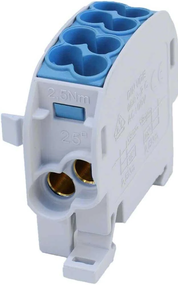 Simet Šakų paskirstymo blokas SCB 25 Al/Cu 80110 SIMBLOCK, mėlynas 81501003