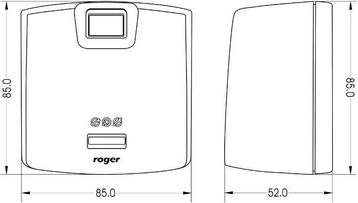PIRŠTŲ ATSPAUDŲ SKAITYTUVAS + RFID RFT1000 ROGER
