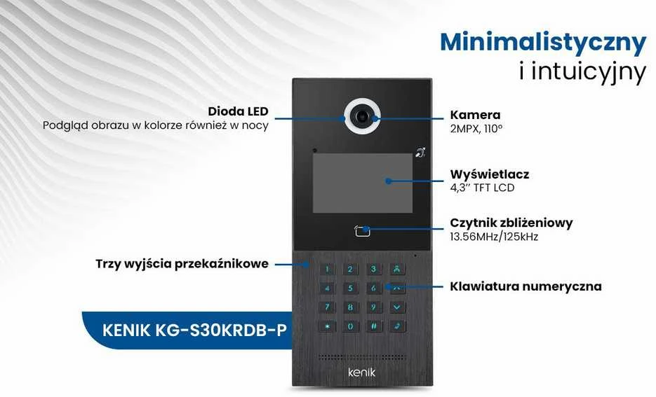 IP vartų stotis KENIK KG-S30KRDB-P