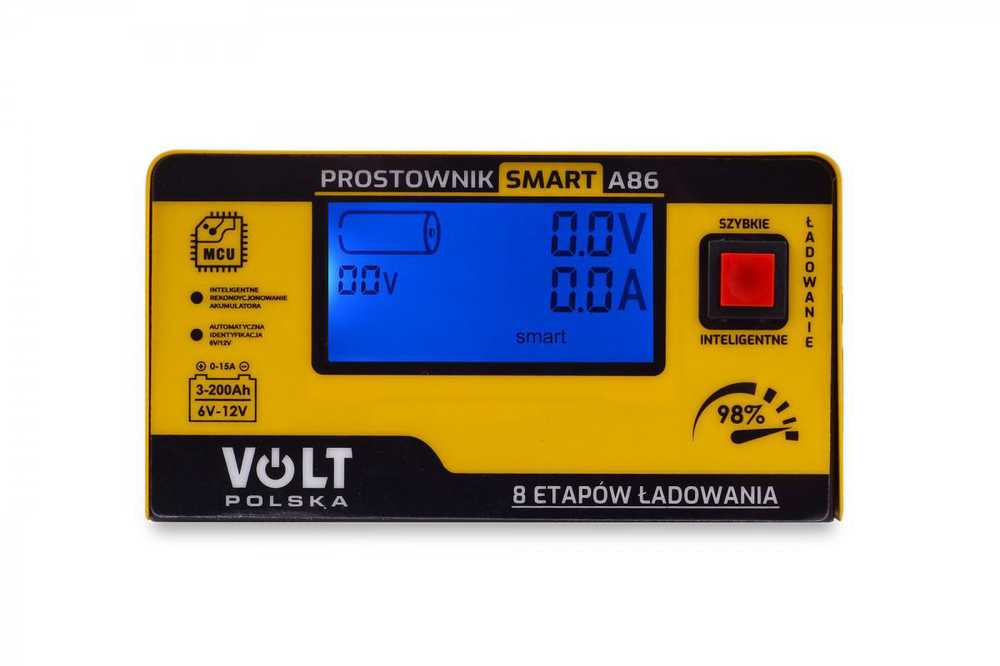 Smart Volt Polska lygintuvas 6V/12V 15A A86