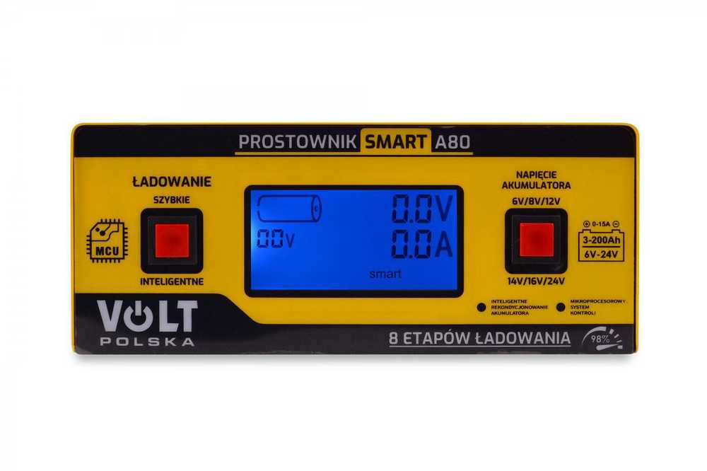 Smart Volt Polska lygintuvas 6V/12V/24V 15A A80