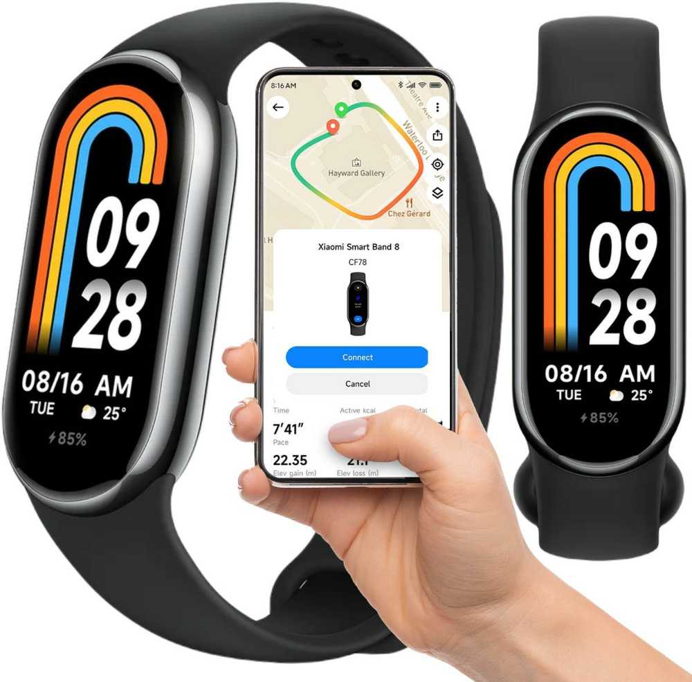 Išmanioji apyrankė Xiaomi Smart Band 8, Juodos spalvos