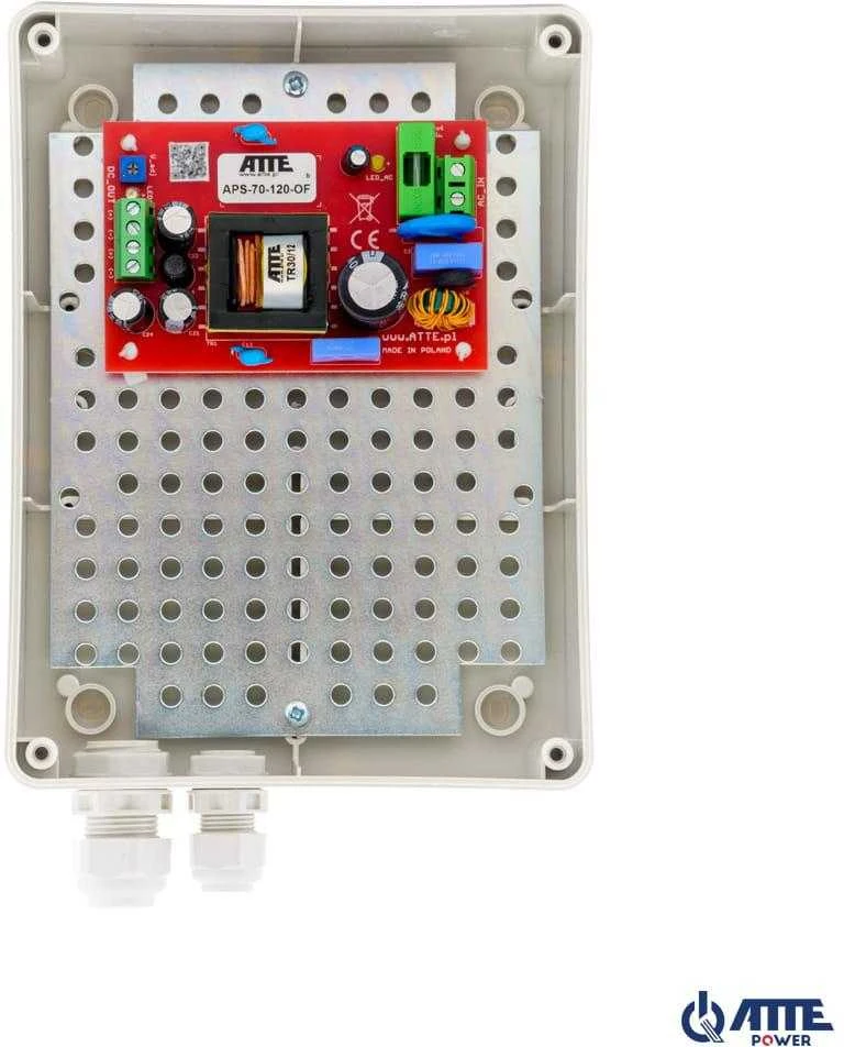 SMPS 12V 6A 72W ATTE APS-70-120-M1 maitinimo šaltinis