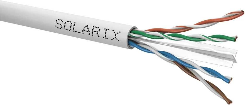 SLX Solarix CAT6 UTP PVC Eca instaliacinis kabelis 305 m