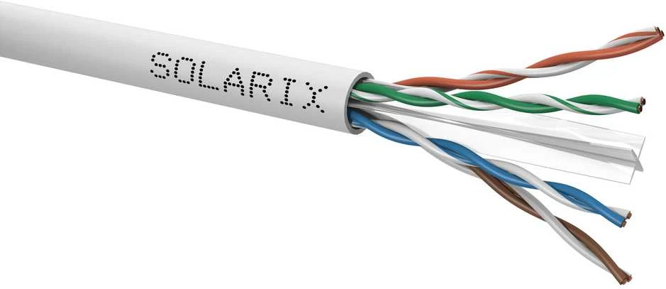 SLX Solarix CAT6 UTP PVC Eca instaliacinis kabelis 305 m