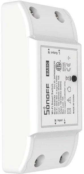 Sonoff Basic R2 1-kanalo išmani relė valdoma WiFi - 230VAC 2200W