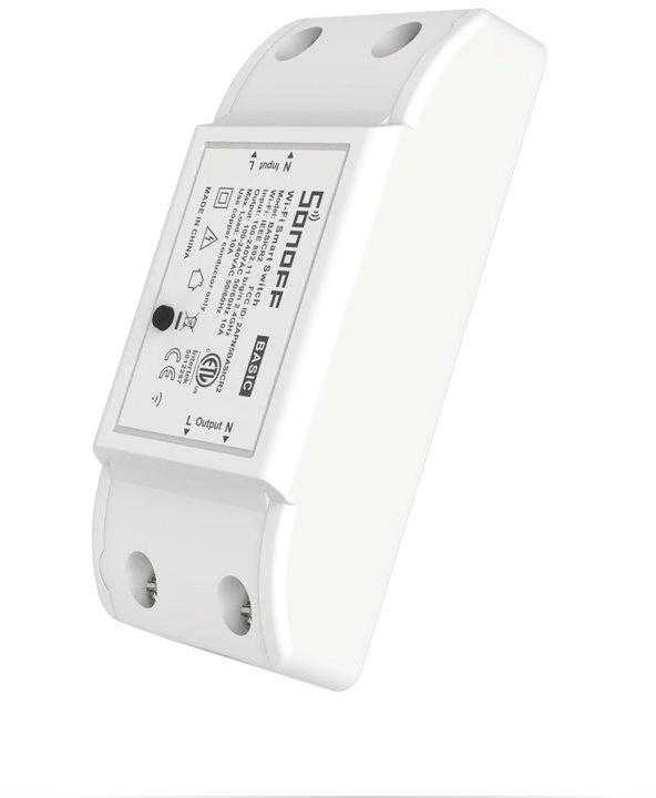 Sonoff Basic R2 1-kanalo išmani relė valdoma WiFi - 230VAC 2200W