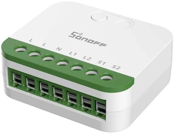 Sonoff Mini Duo 2 kanalų Wifi išmanioji relė, Matter