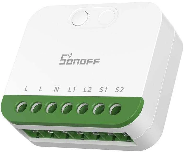 Sonoff Mini Duo 2 kanalų Wifi išmanioji relė, Matter