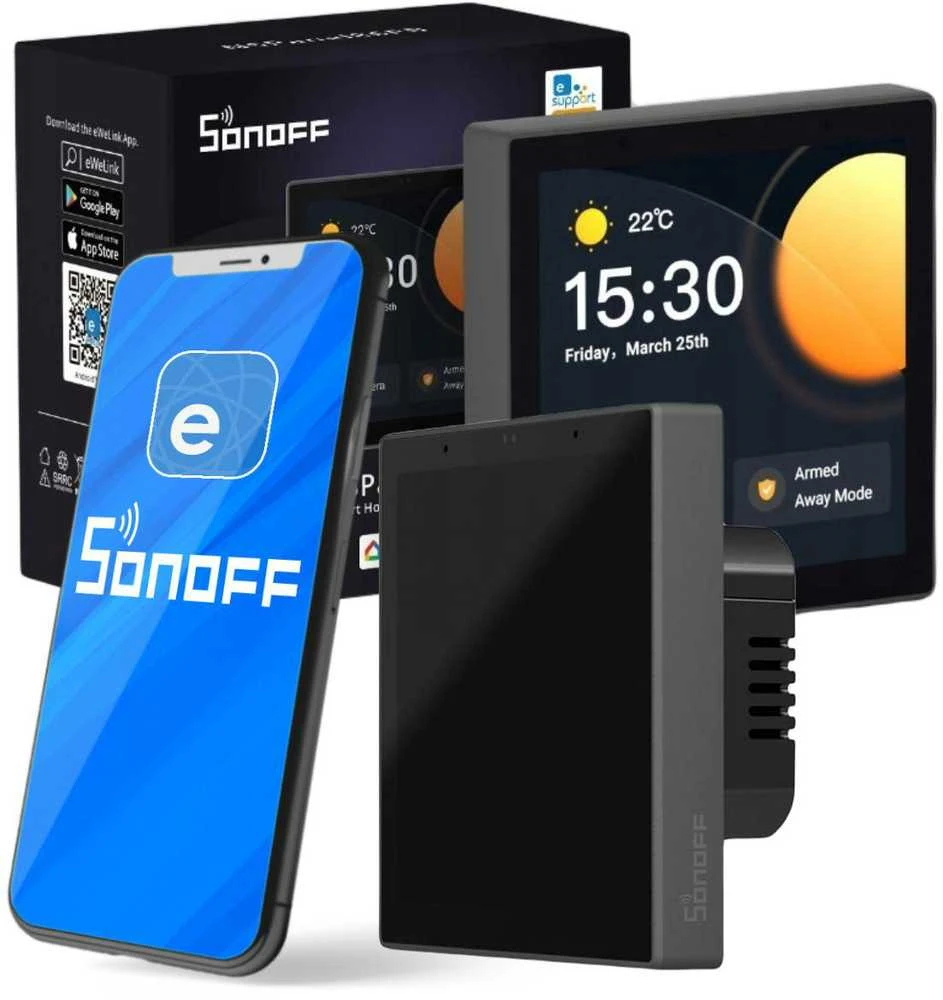 SONOFF NSPanel Pro išmanioji valdymo panelė, Zigbee 3.0, BT, Wi-Fi