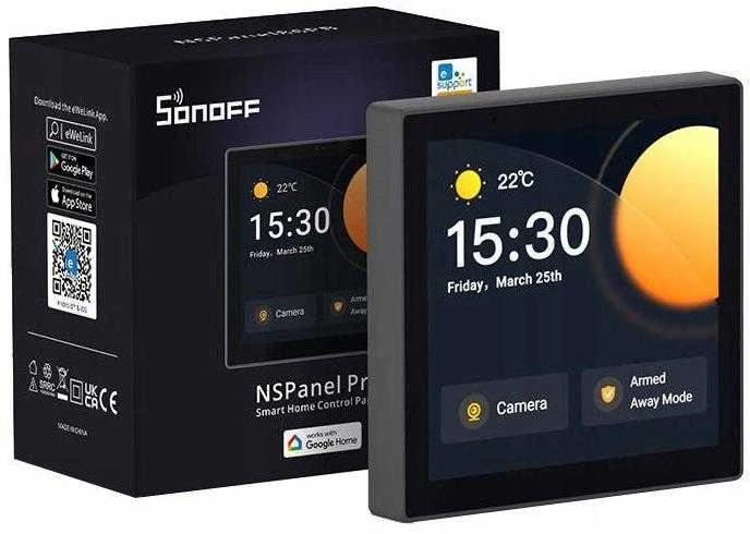 SONOFF NSPanel Pro išmanioji valdymo panelė, Zigbee 3.0, BT, Wi-Fi