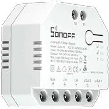 SONOFF DUALR3 Lite 2 kanalų Wifi relė su variklio valdymu