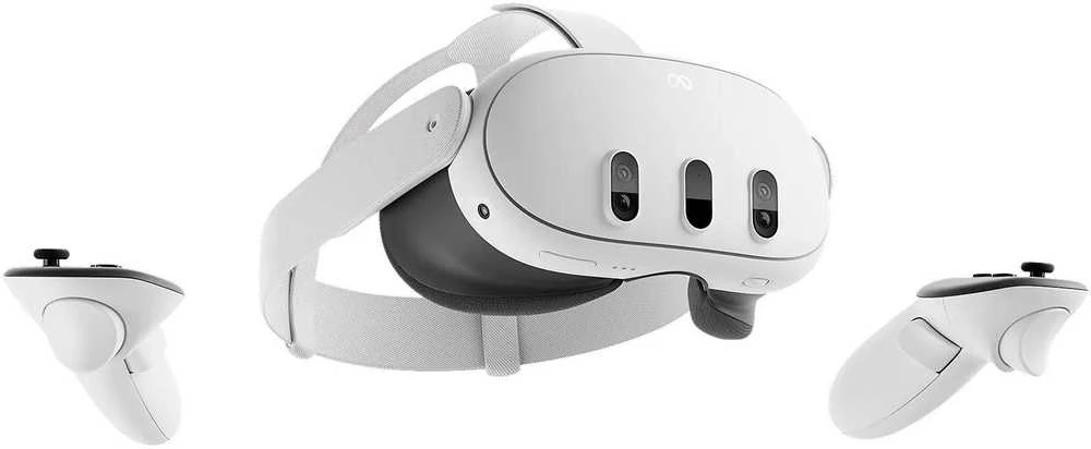 Virtualios realybės akiniai Meta Quest 3 512GB, Baltos spalvos
