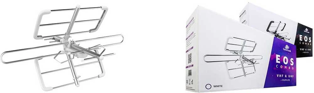 Spacetronik EOS Combo Baltas DVB-T/T2 antena (pasyvi)