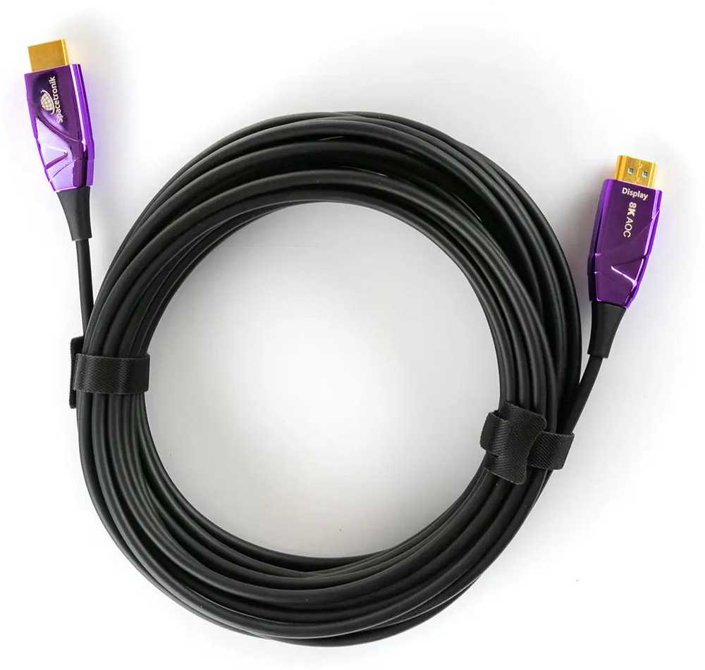 Spacetronik optinis kabelis UHS AOC HDMI 2.1 SH-OX200 20 m
