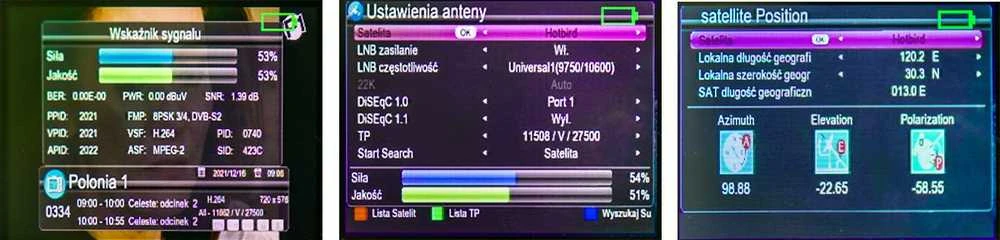 PALYDOVINIS MATUOKLIS S-22 DVB-S/S2/S2X Spacetronik