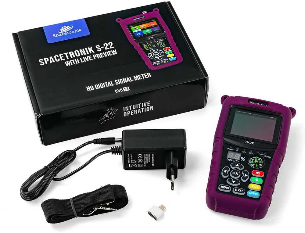 PALYDOVINIS MATUOKLIS S-22 DVB-S/S2/S2X Spacetronik
