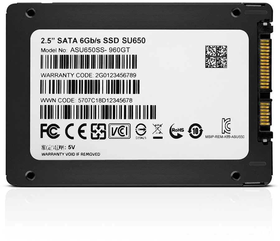 Kietasis diskas ADATA Ultimate SU650 960GB