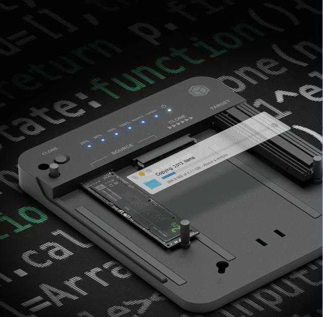 Raidsonic Icy Box prijungimo ir klonavimo stotis, skirta 2x M.2 NVMe SSD | IB-2913MCL-C31