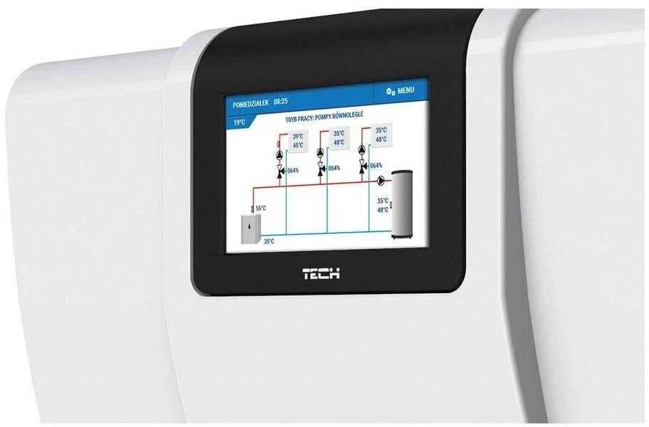 Tech Sterowniki Vadības modulis TECH EU-i-3 PLUS (3 vārsti, ārgaisa sensors, boileris, akumulācijas tvertne, saules