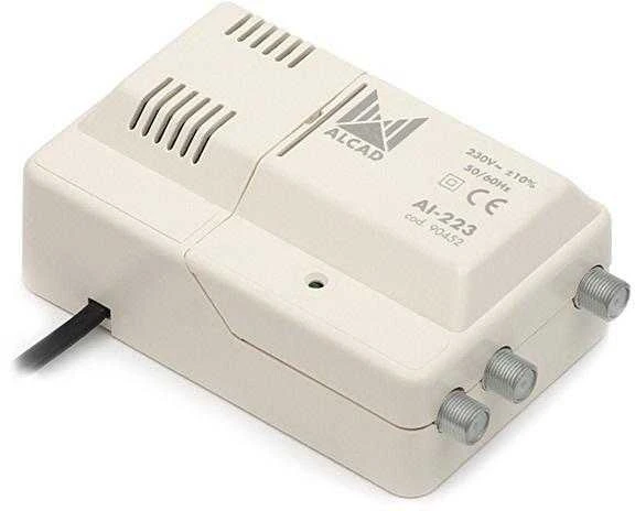 LP Vidinis antenos stiprintuvas CATV (RP 65 MHz) 12V AI-223 ALCAD