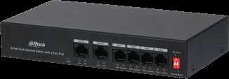 Šakotuvas SWITCH POE PFS3006-4ET-36 4 PRIEVADŲ DAHUA