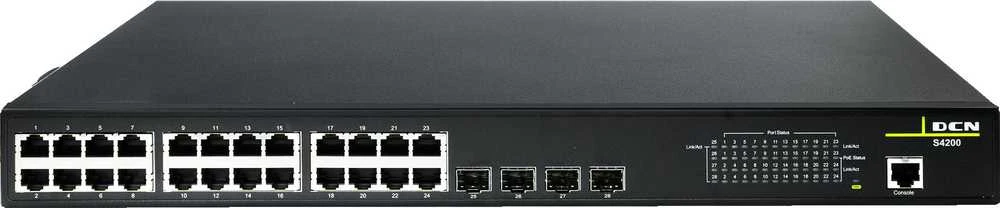 Šakotuvas D-Link SWITCH DCN S4200-28P-PL-SI-R2 L2 24xPoE+/4xSFP (200W)