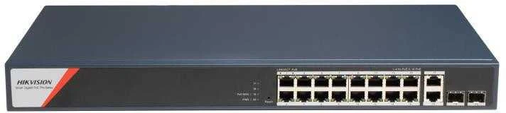 Šakotuvas Jungiklis POE DS-3E1520HP-SI-16P2T2F 16 PRIEVADŲ SFP Hikvision