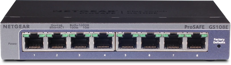 Šakotuvas Jungiklis NETGEAR GS108E-400EUS