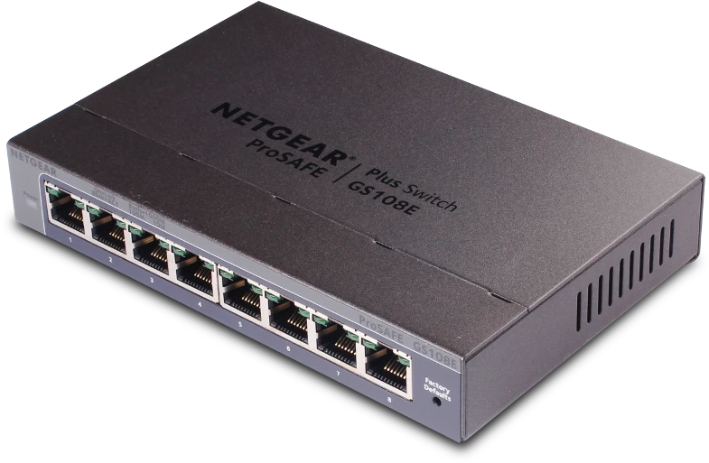 Šakotuvas Jungiklis NETGEAR GS108E-400EUS