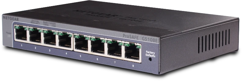 Šakotuvas Jungiklis NETGEAR GS108E-400EUS