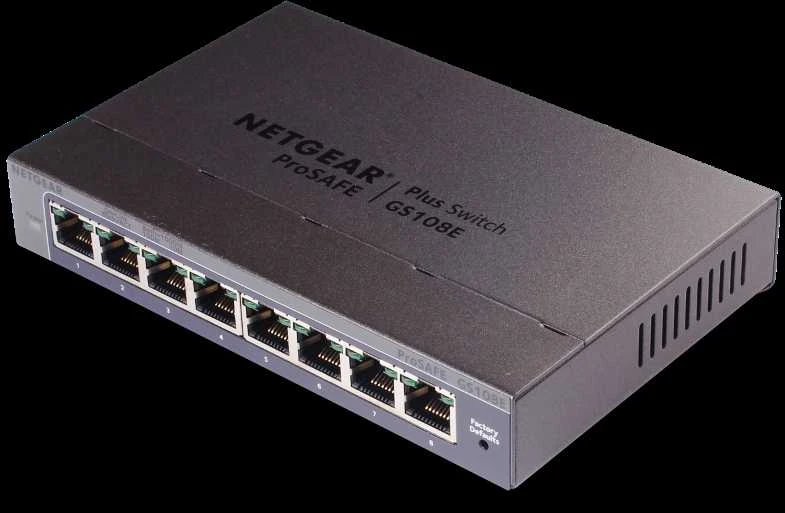 Šakotuvas Jungiklis NETGEAR GS108E-400EUS
