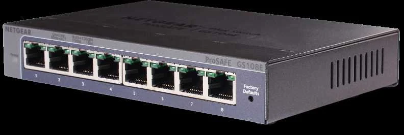 Šakotuvas Jungiklis NETGEAR GS108E-400EUS