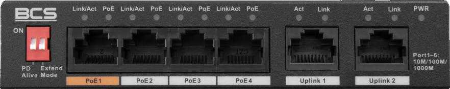 Šakotuvas Jungiklis PoE BCS LINE BCS-L-SP04G02G(2)