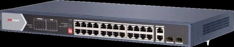 Šakotuvas SWITCH POE DS-3E0528HP-E 24 PRIEVADŲ SFP Hikvision