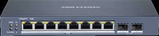 Šakotuvas SWITCH POE DS-3E1510P-SI 8 PRIEVADŲ SFP Hikvision