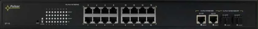 Šakotuvas SWITCH POE SF-116 16 PRIEVADŲ SFP PULSAR