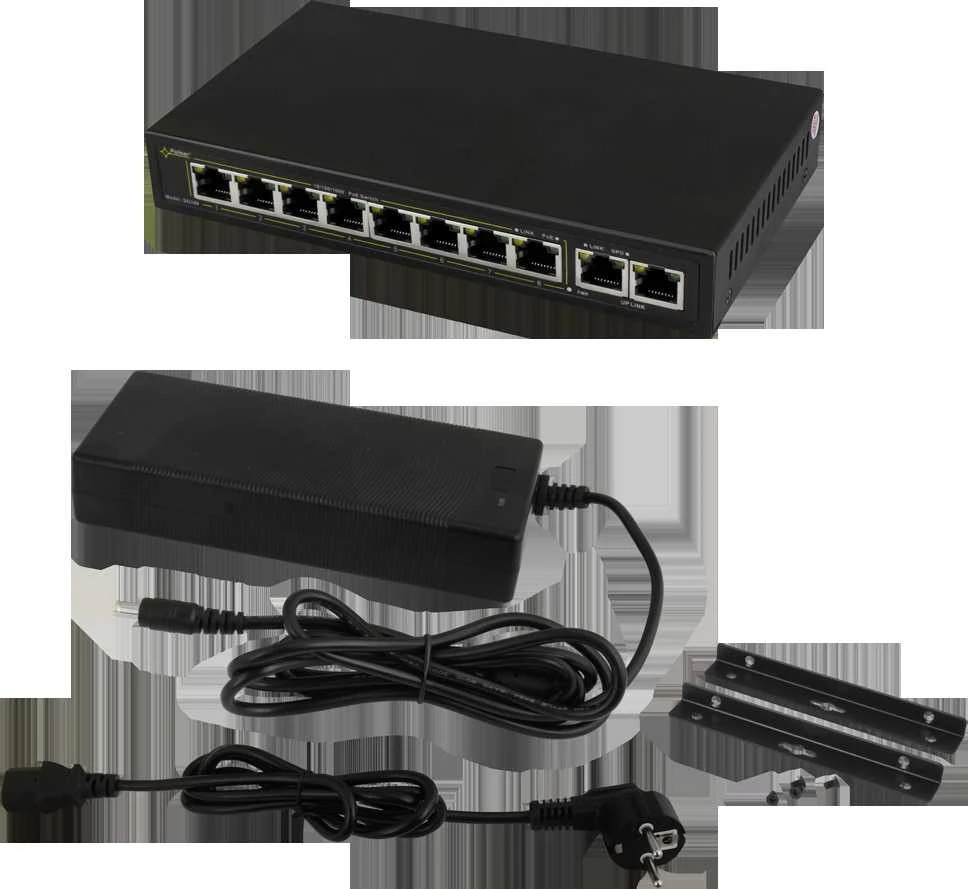 Šakotuvas SWITCH POE SG-108 8 PRIEVADŲ PULSAR