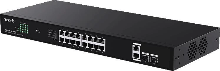 Tenda TEG1120P-16-250W tinklo jungiklis Nevaldomas Gigabit Ethernet (10/100/1000) Maitinimas per Ethernet (PoE)