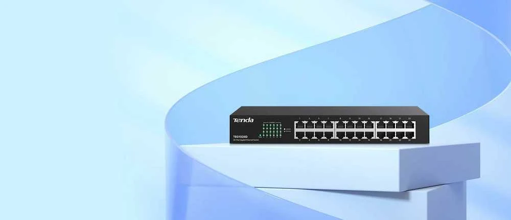 Tenda TEG1024D 24 X 10/100/1000 Mbps jungiklis