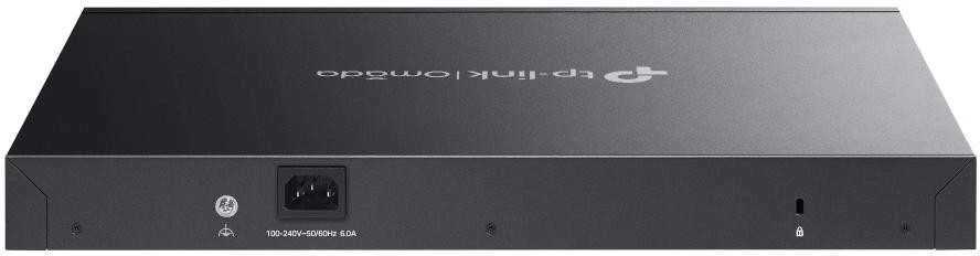 Šakotuvas TP-Link Omada ES228GMP tinklo komutatorius, valdomas L2 gigabito Ethernet (10/100/1000), maitinimas per Ethernet (PoE), Juodas