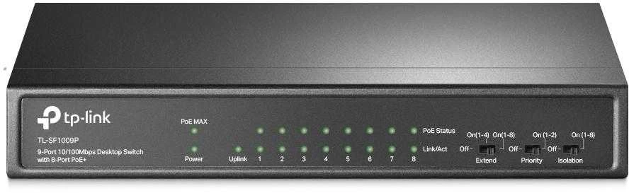 8-PORT POE+ FE DESKTOP SWITCH - .