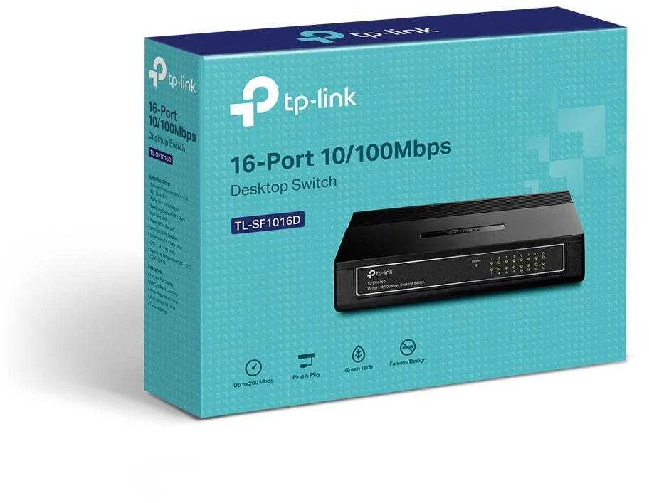 Šakotuvas SWITCH TL-SF1016D 16 PRIEVADŲ TP-LINK