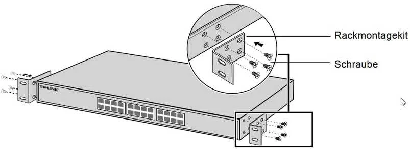 Šakotuvas TP-Link TL-SF1024D