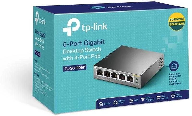 Šakotuvas JUNGIKLIS TP-LINK TL-SG1005P