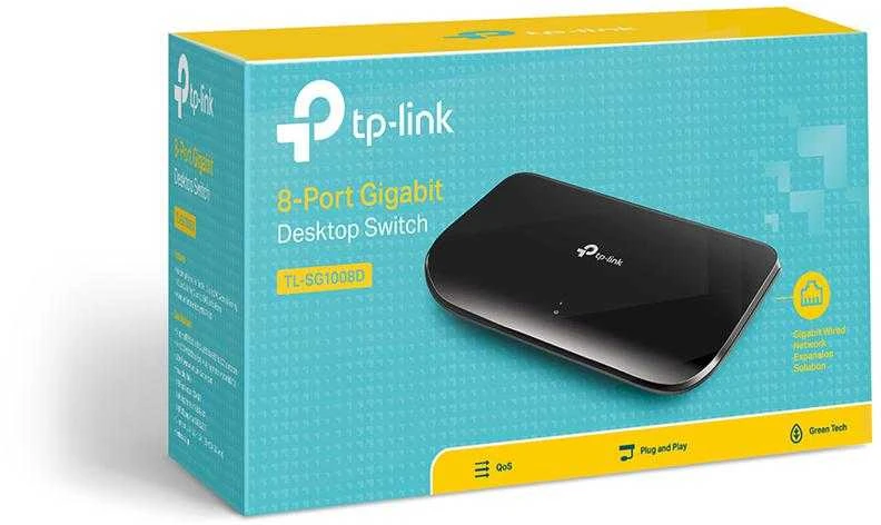 Šakotuvas JUNGIKLIS TP-LINK TL-SG1008D