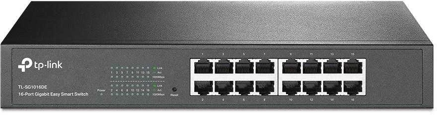 Šakotuvas TP-Link TL-SG1016DE 16-PORT GIGABIT - EASY SMART SWITCH